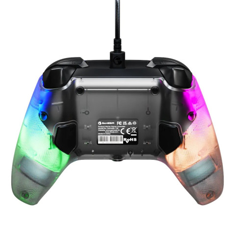 GameSir T4 Kaleid Vezetékes Kontroller - Átlátszó