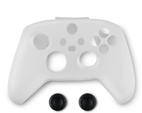 Spartan Gear - Xbox Series X|S Kontroller Szilikon Védőborítás + Thumb Grips (Xbox) - Fehér
