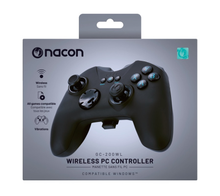 Nacon GC-200WL Vezeték Nélküli Kontroller PC - Fekete