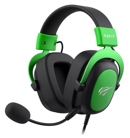 Havit H2002D Gamer Fejhallgató - Fekete-Zöld