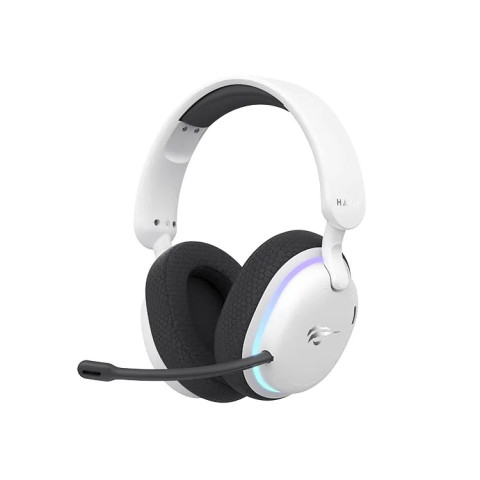 Havit Fuxi-H7 Premium Virtual 7.1 Vezeték Nélküli Gamer Fejhallgató - Fehér
