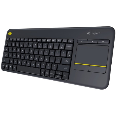 Logitech K400 Plus érintőpaddal ellátott billentyűzet(HU) - Fekete