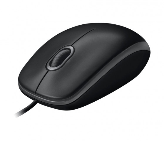 Logitech B100 Optical USB Mouse - Fekete
