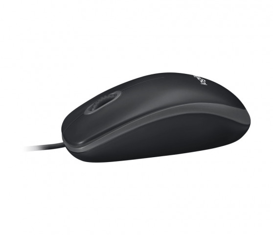 Logitech B100 Optical USB Mouse - Fekete