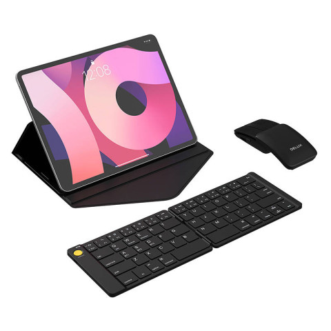Delux KF10 Foldable Vezeték nélküli billentyűzet és MF10PR egér szett