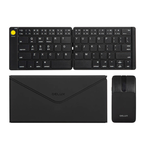 Delux KF10 Foldable Vezeték nélküli billentyűzet és MF10PR egér szett