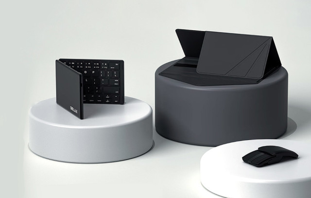 Delux KF10 Foldable Vezeték nélküli billentyűzet és MF10PR egér szett