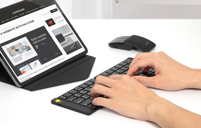 Delux KF10 Foldable Vezeték nélküli billentyűzet és MF10PR egér szett