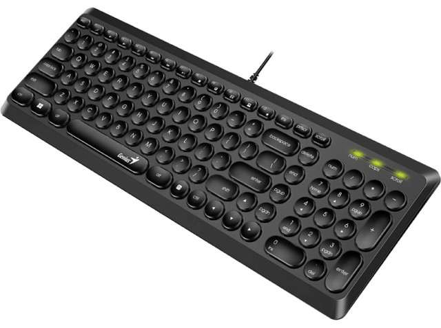 Genius Slimstar Q200 USB fekete billentyűzet