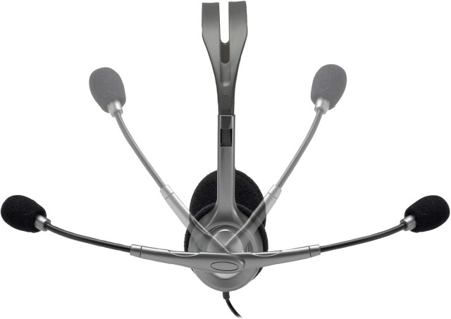 Logitech H110 Mikrofonos headset - fekete