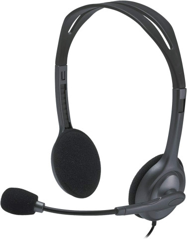 Logitech H111 Mikrofonos headset - fekete