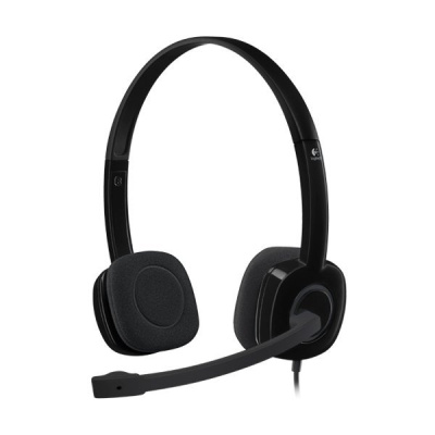 Logitech H151 Mikrofonos headset - fekete