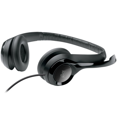 Logitech H390 Mikrofonos USB headset - fekete