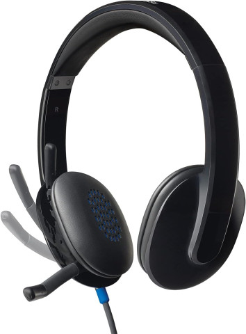 Logitech H540 Mikrofonos USB headset - fekete