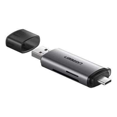 Ugreen USB + USB-C adapter, SD + microSD kártyaolvasó