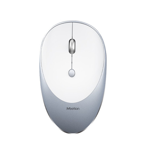 Meetion MT-R600 Rechargeable Wireless Mouse - Silver