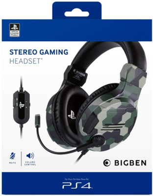 Nacon Gamer Headset V3 PS4 - Zöld