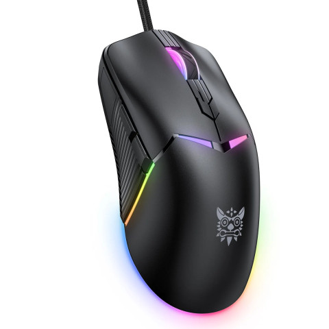 Onikuma CW929 RGB Gamer egér - Fekete