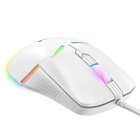 Onikuma CW929 RGB Gamer egér - Fehér