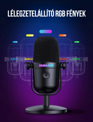 Onikuma M830 Streamer/Gamer Mikrofon RGB