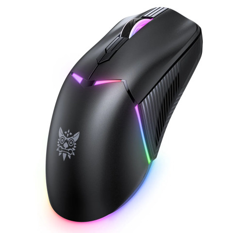 Onikuma CW928 Tri-Mode Vezeték nélküli Gamer egér - Fekete