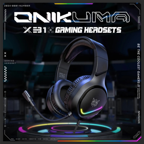 Onikuma X31 Gamer Fejhallgató