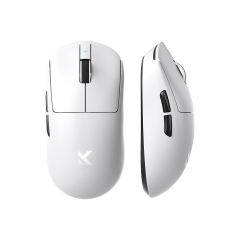 MCHOSE A7 PRO Vezeték Nélküli 2.4G Gamer Egér - Fehér