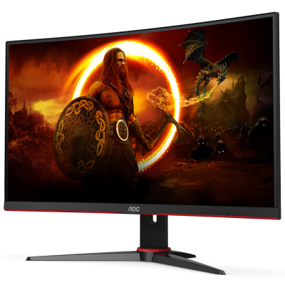 AOC C27G2E/BK Ívelt Gamer Monitor 165Hz - 27"