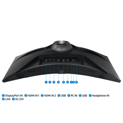 SAMSUNG Odyssey G65B Ívelt Gamer Monitor 240Hz - 32"