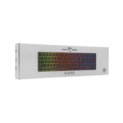 White Shark GLADIUS Gamer Billentyűzet - Angol Kiosztás!