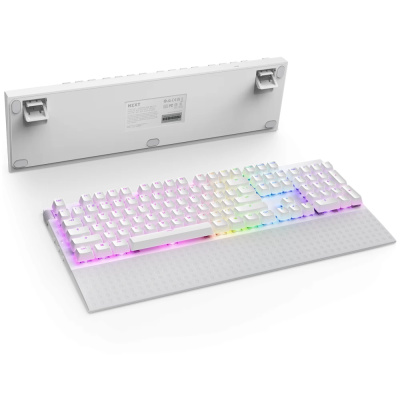 NZXT Function 2 Gamer Billentyűzet - Angol Kiosztás! - Fehér
