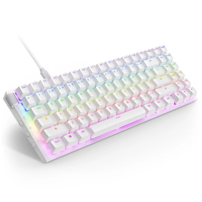 NZXT Function 2 MiniTKL Gamer Billentyűzet - Angol Kiosztás! - Fehér