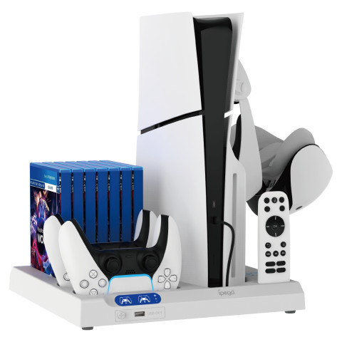 iPega PG-P5S028 - All-in-One Töltőállvány Playstation 5 / Playstation 5 Slim - PS5