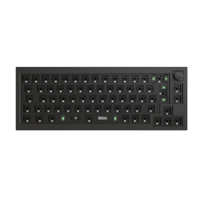Keychron Q2 Barebone Knob RGB Gamer Billentyűzet Alap Fekete - ISO Kiosztás!