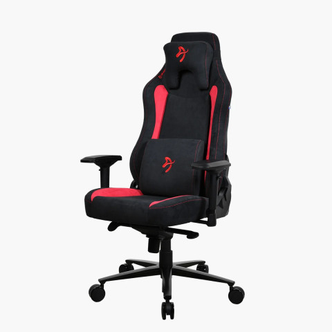 Arozzi Vernazza Supersoft Fabric Gamer Szék - Fekete-Piros