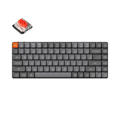 Keychron K3 Max Vezeték Nélküli Red Mechanikus Gamer Billentyűzet - Fekete - Magyar Kiosztás!