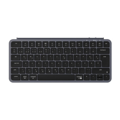 Keychron B1 Pro Scissor Switch Vezeték Nélküli Mechanikus Billentyűzet - Fekete-Szürke - Magyar