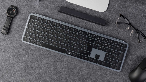 Keychron B6 Pro Scissor Switch Vezeték Nélküli Mechanikus Billentyűzet - Fekete-Szürke - Magyar
