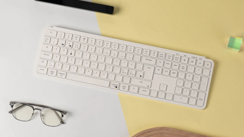 Keychron B6 Pro Scissor Switch Vezeték Nélküli Mechanikus Billentyűzet - Fehér - Magyar Kiosztás!