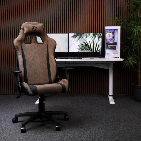 Arozzi Avanti Soft Fabric Gamer Szék - Barna