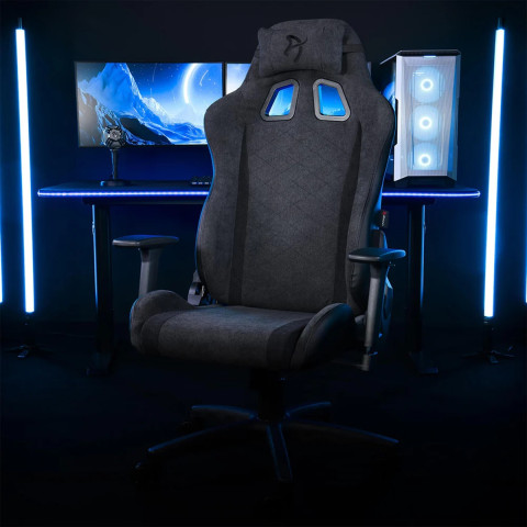Arozzi Avanti Soft Fabric Gamer Szék - Sötétszürke