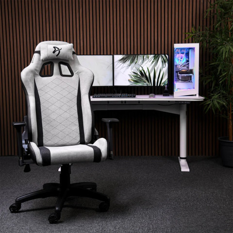 Arozzi Avanti Soft Fabric Gamer Szék - Szürke