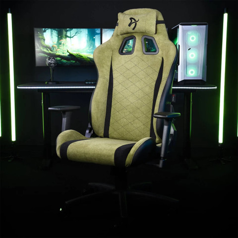 Arozzi Avanti Soft Fabric Gamer Szék - Zöld