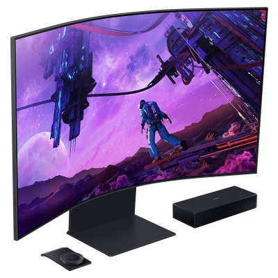 Samsung Odyssey Ark - S55CG970NU 4K Ívelt Gamer Monitor 165Hz - 55"