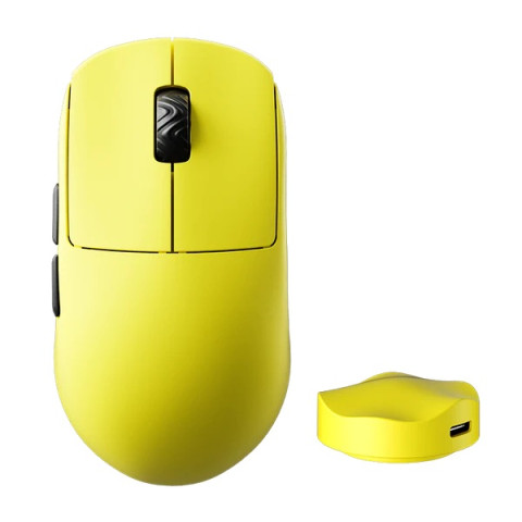 SCYROX V8 Vezeték Nélküli Gamer Egér - Sárga