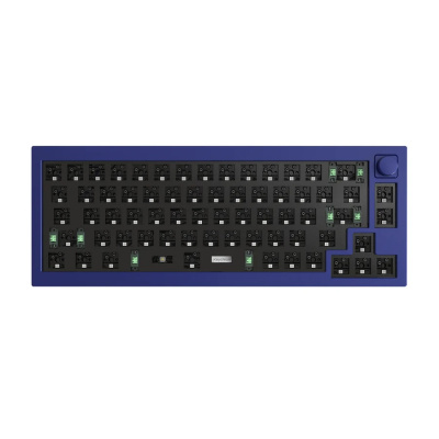 Keychron Q2 Barebone Knob RGB Gamer Billentyűzet Alap Kék - ISO kiosztás!