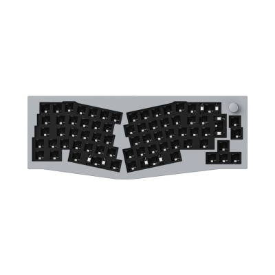 Keychron Q8 Barebone RGB Knob Gamer Billentyűzet Alap Szürke - ISO Kiosztás!