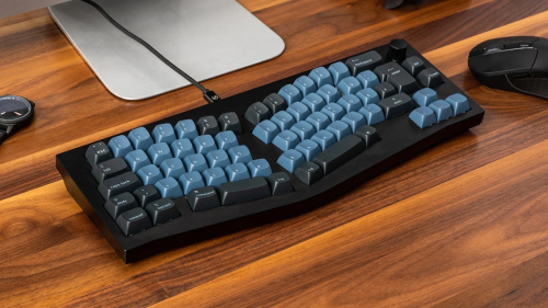 Keychron Q8 Barebone RGB Knob Gamer Billentyűzet Alap Kék - ISO Kiosztás!