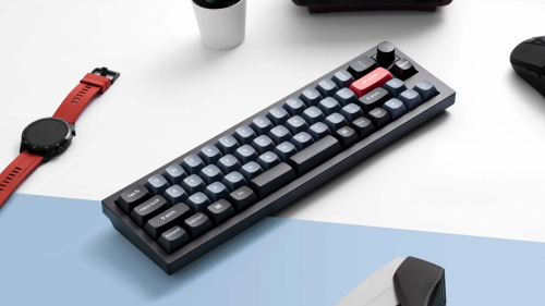 Keychron Q9 Barebone RGB Knob Gamer Billentyűzet Alap Fekete - ISO Kiosztás!