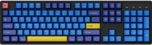 Keychron OEM Dye-Sub PBT - Beach - Magyar Billentyűkészlet - Kék